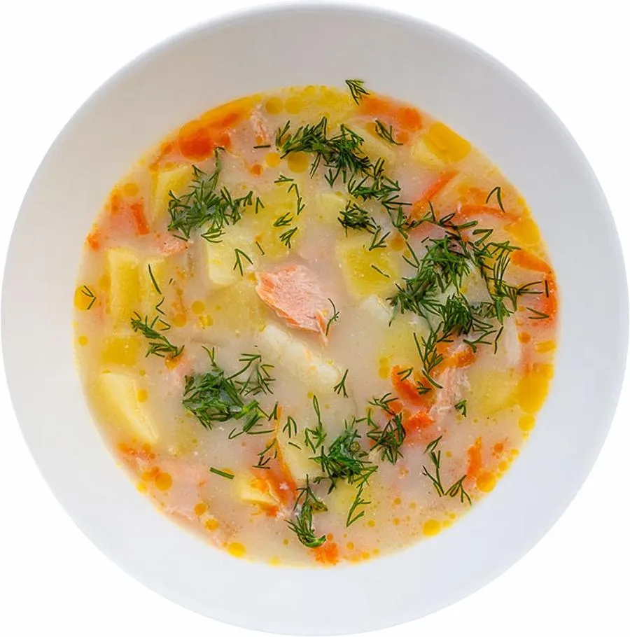 Уха на сливках 