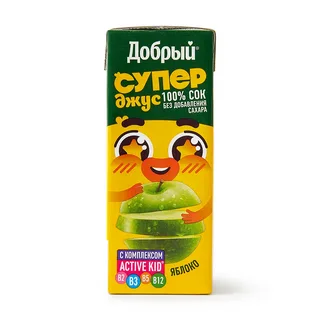 Сок Добрый для детей яблоко 0.2